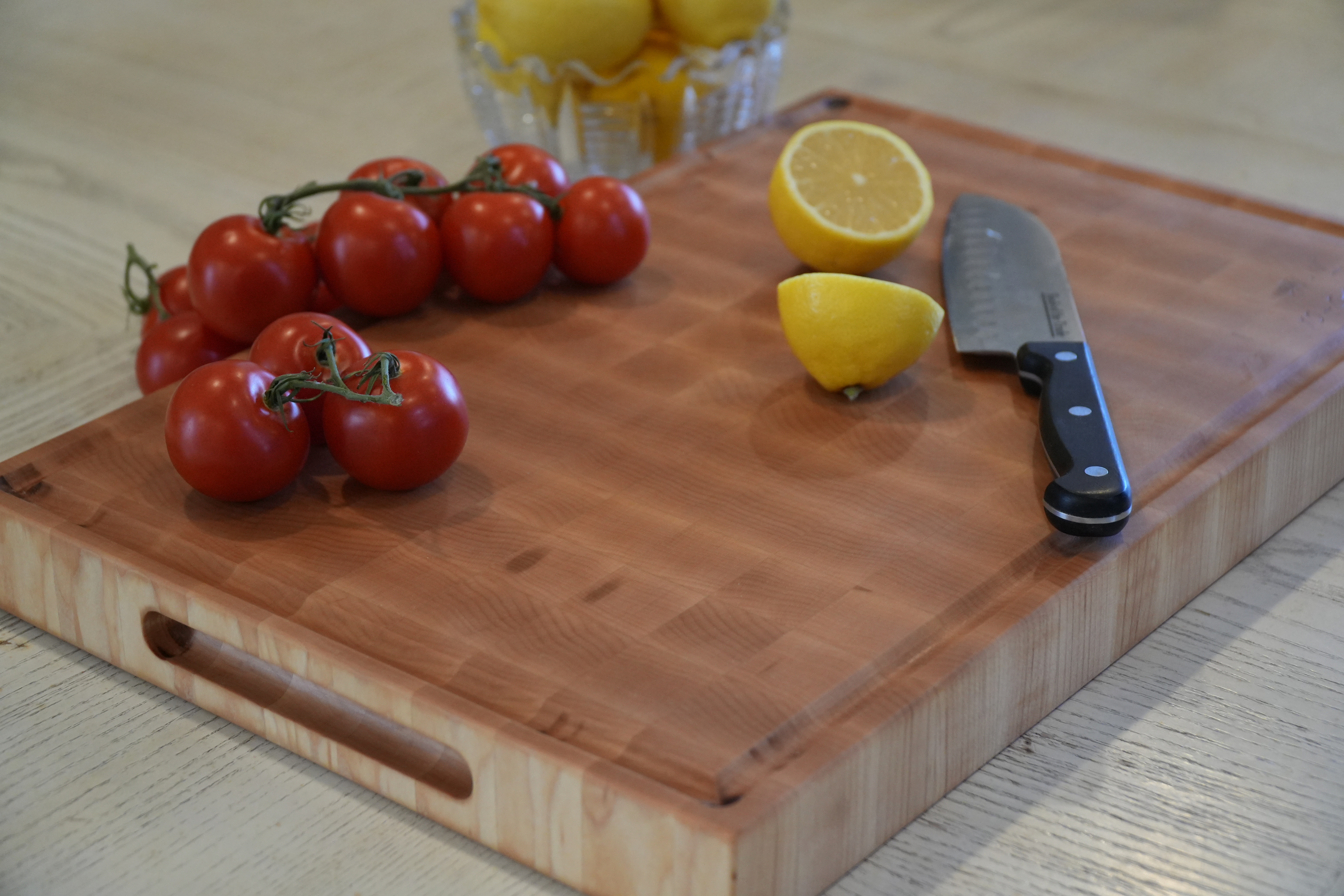 Maple Cutting Board, End Grain