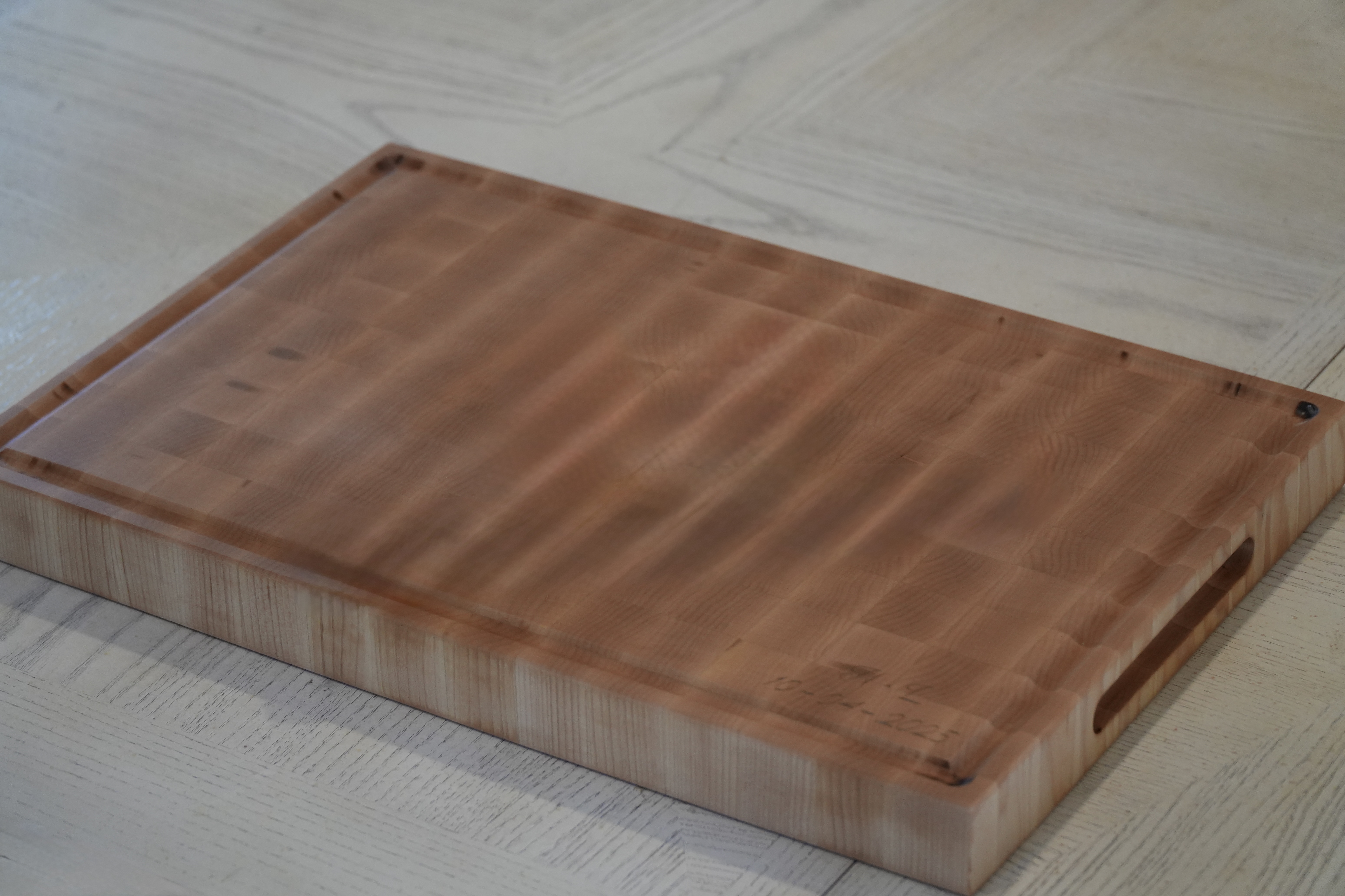 Maple Cutting Board, End Grain
