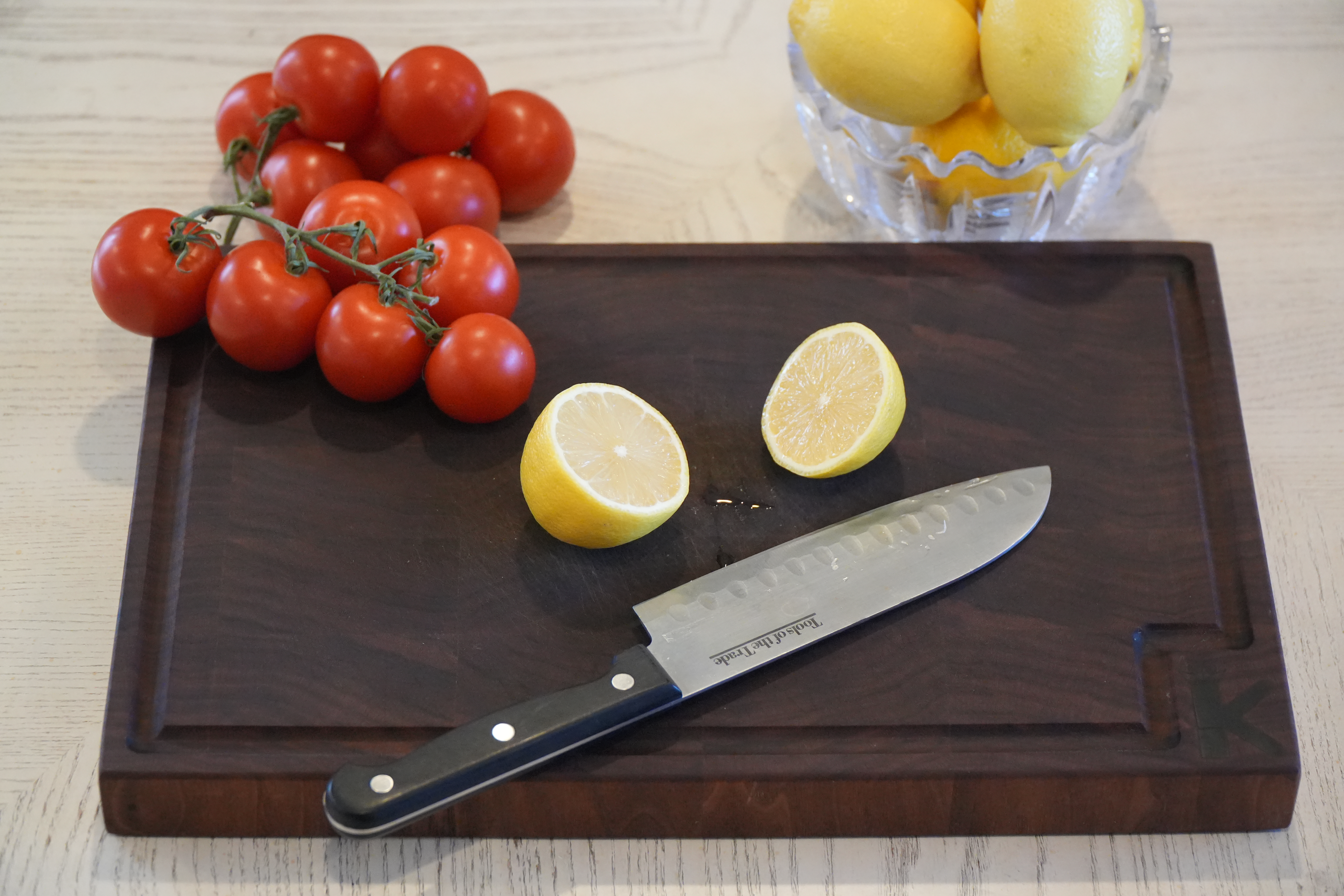 Walnut Cutting Board, End Grain